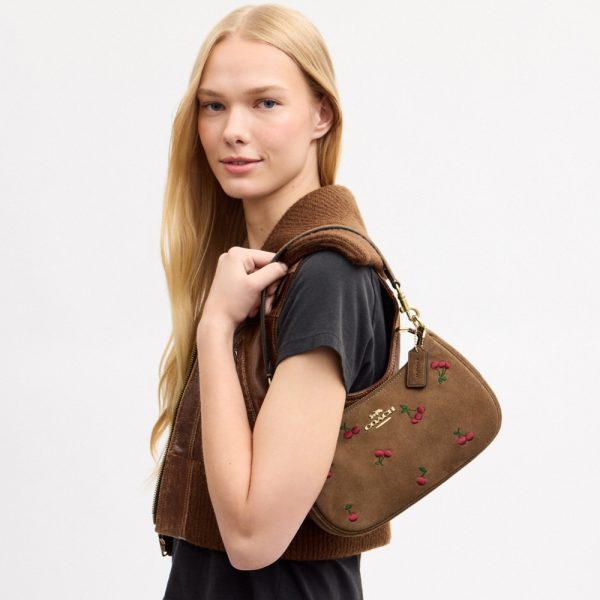 Coach Outlet Teri Shoulder Bag With Cherry Embroidery - Preorder