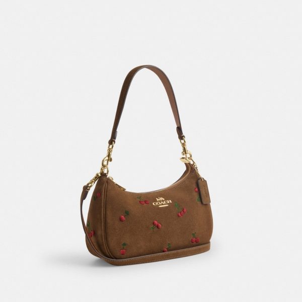 Coach Outlet Teri Shoulder Bag With Cherry Embroidery - Preorder