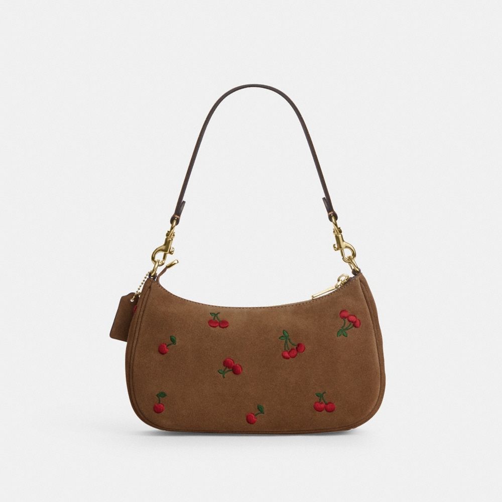 Coach Outlet Teri Shoulder Bag With Cherry Embroidery - Preorder