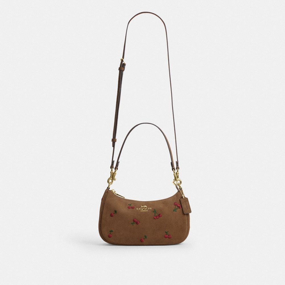 Coach Outlet Teri Shoulder Bag With Cherry Embroidery - Preorder