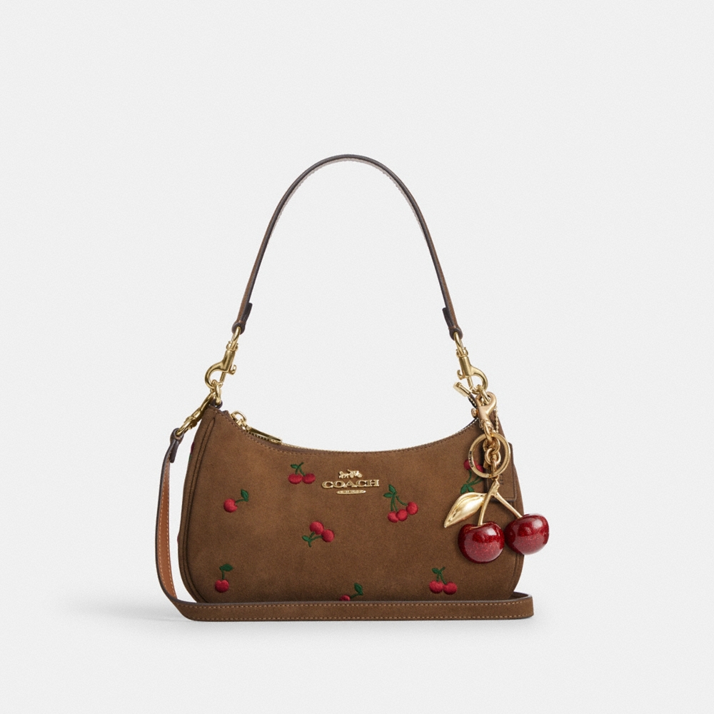 Coach Outlet Teri Shoulder Bag With Cherry Embroidery - Preorder
