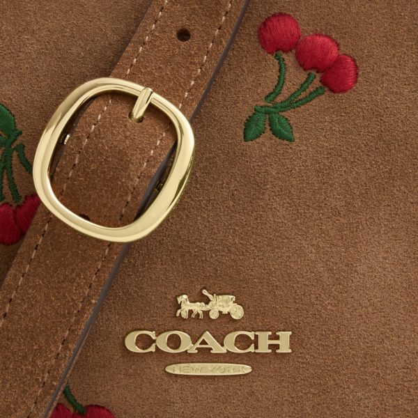 Coach Outlet Emily Shoulder Bag With Cherry Embroidery - Preorder