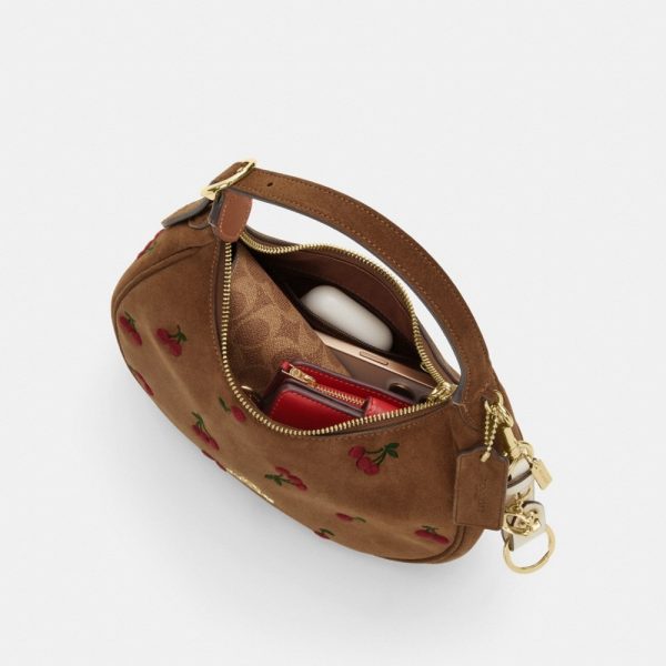 Coach Outlet Emily Shoulder Bag With Cherry Embroidery - Preorder