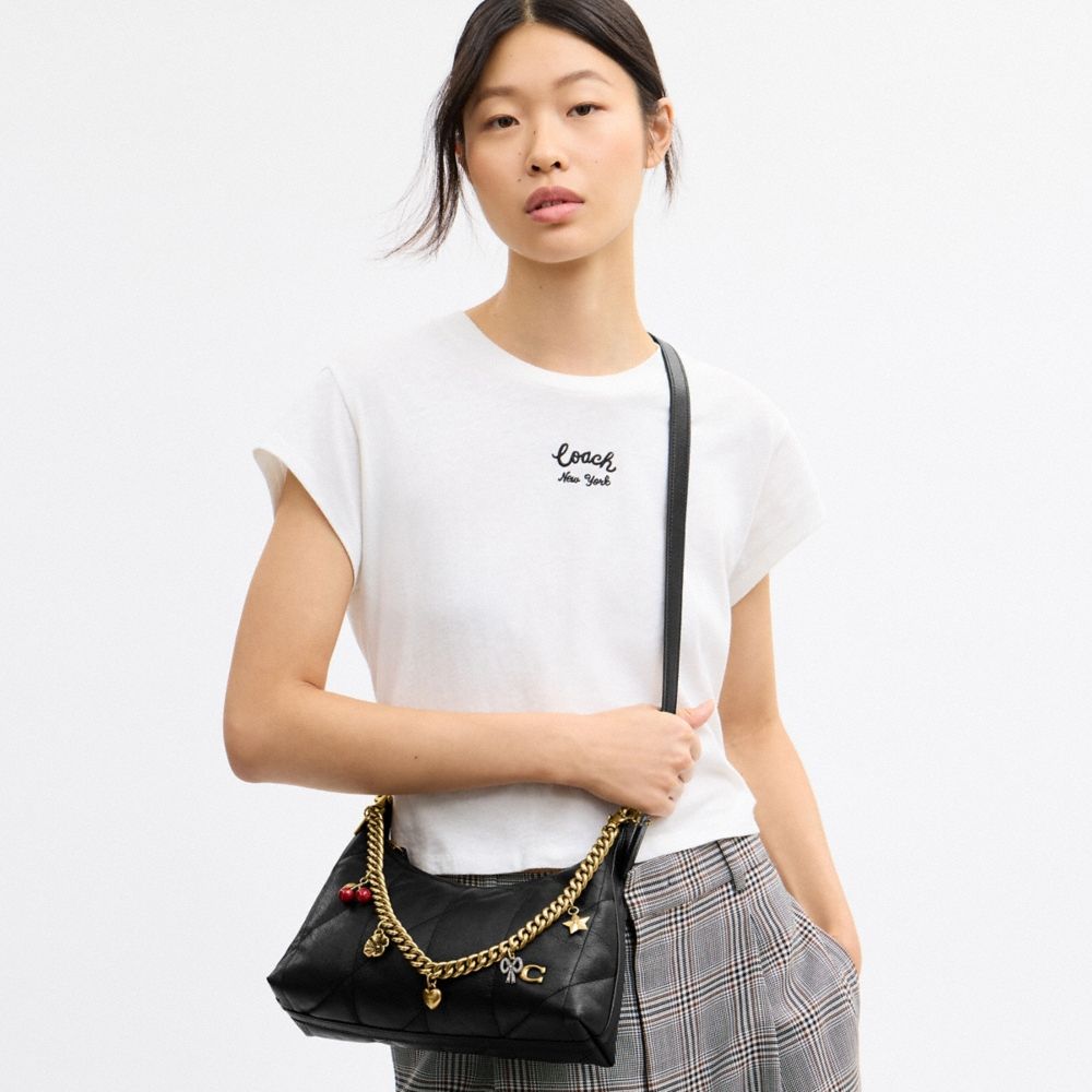 Coach Juliet Shoulder Bag 25 With Quilting And Charms - Preorder