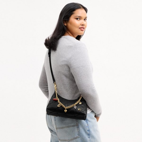 Coach Juliet Shoulder Bag 25 With Quilting And Charms - Preorder
