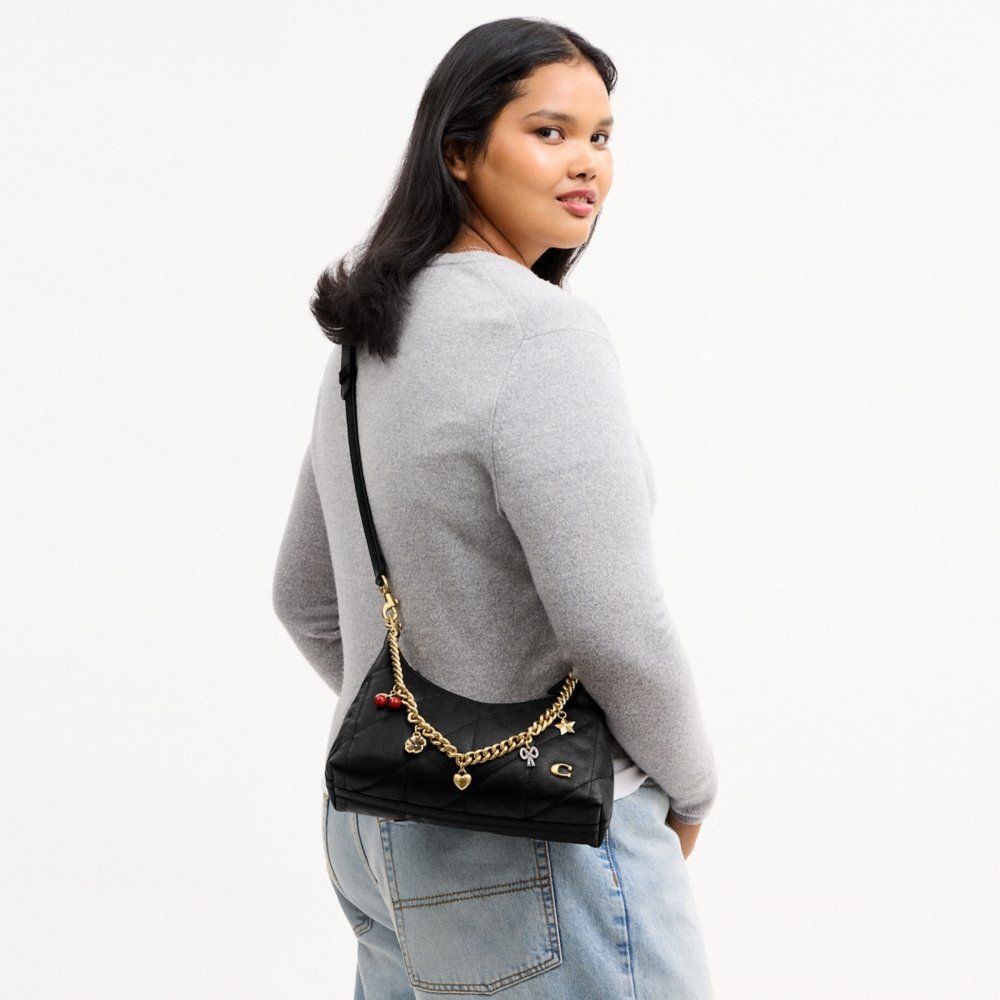 Coach Juliet Shoulder Bag 25 With Quilting And Charms - Preorder