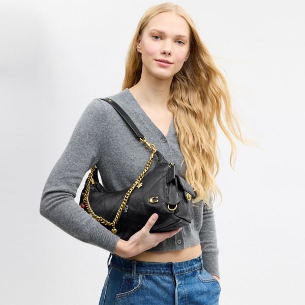 Coach Pocket Juliet Bag 30 With Quilting And Charms - Preorder
