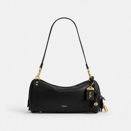 Coach Rogue Shoulder Bag - Preorder — Brass/Black