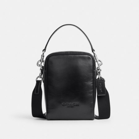 Coach Outlet Tristan Crossbody Bag 14 - Preorder — Silver/Black
