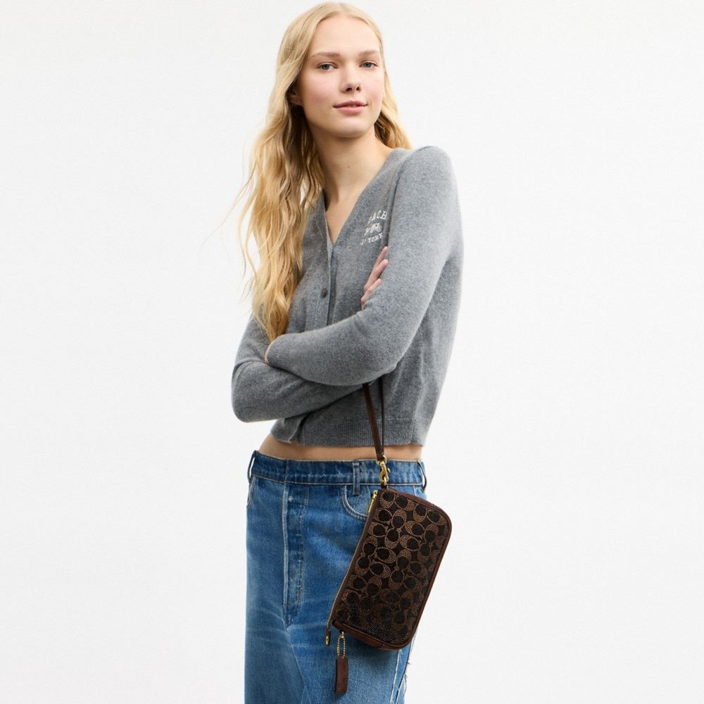 Coach Plaza Bag With Crystal Signature - Preorder