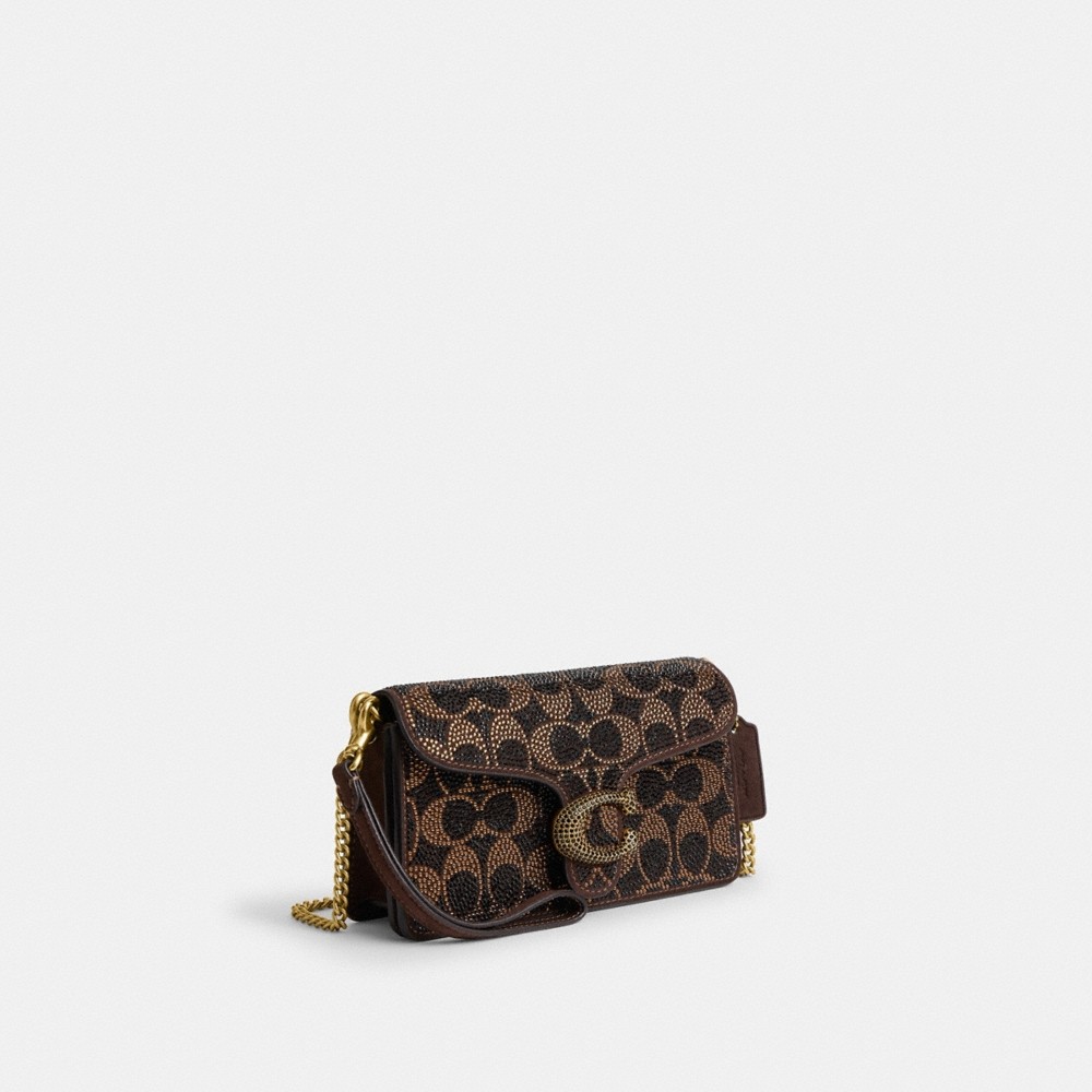 Coach Outlet Tabby Chain Crossbody Bag 19 With Crystal Signature - Preorder