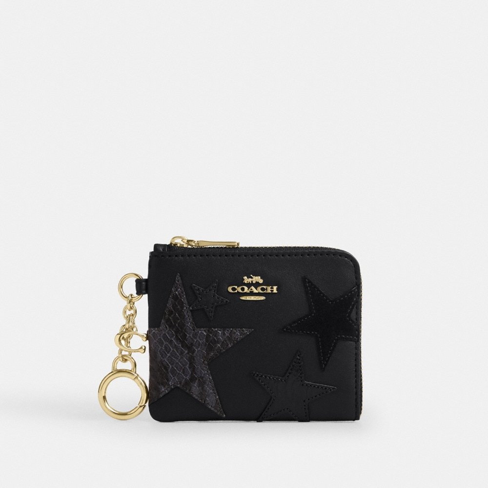 Coach Outlet Small Corner Zip Wallet With Star Patchwork - Preorder