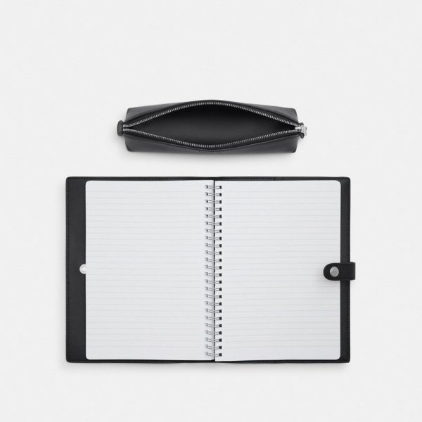 Coach Outlet Boxed Notebook And Pencil Case Set With Geometric Print - Preorder