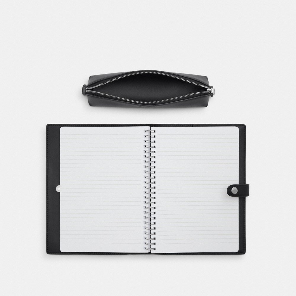 Coach Outlet Boxed Notebook And Pencil Case Set With Geometric Print - Preorder