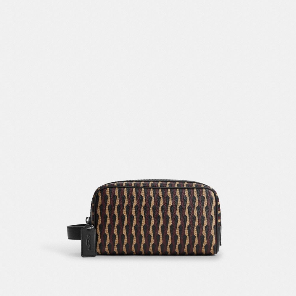 Coach Outlet Small Travel Kit With Geometric Print - Preorder