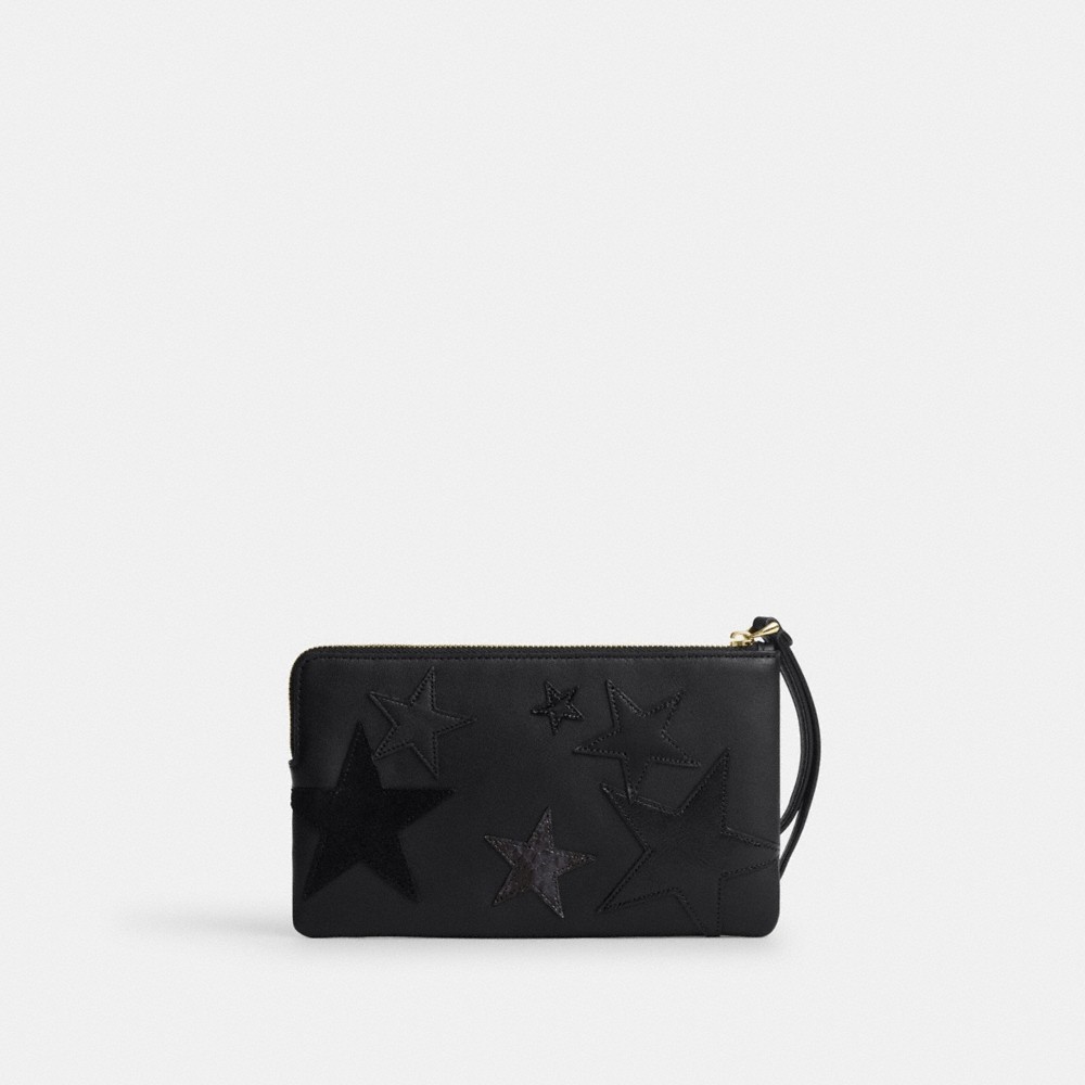 Coach Outlet Large Corner Zip Wristlet With Star Patchwork - Preorder - Image 2