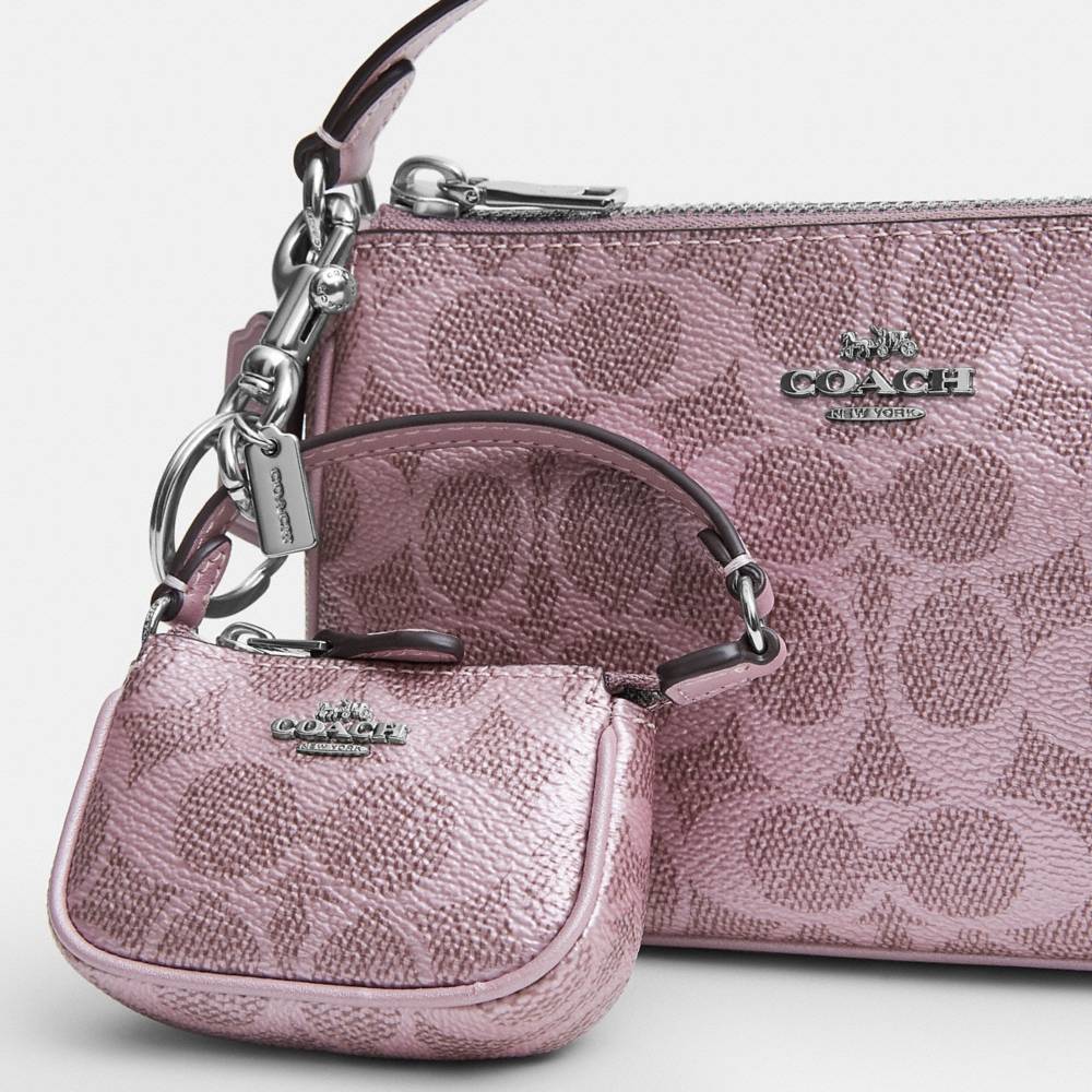 Coach Outlet Boxed Nolita 19 And Nolita Bag Charm Set In Signature Canvas - Preorder