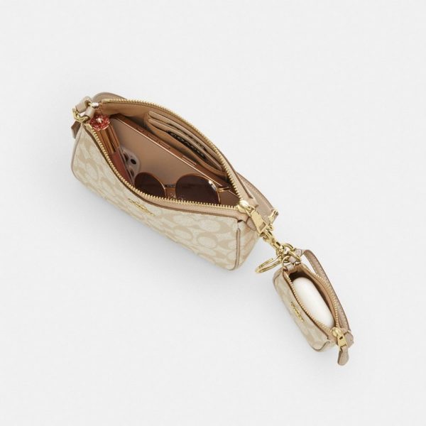 Coach Outlet Boxed Nolita 19 And Nolita Bag Charm Set In Signature Canvas - Preorder