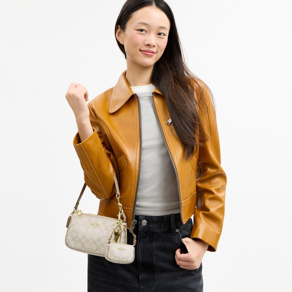 Coach Outlet Boxed Nolita 19 And Nolita Bag Charm Set In Signature Canvas - Preorder