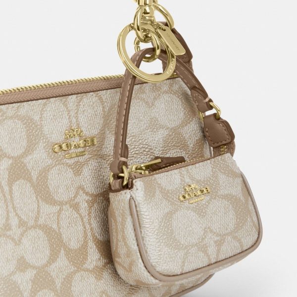 Coach Outlet Boxed Nolita 19 And Nolita Bag Charm Set In Signature Canvas - Preorder