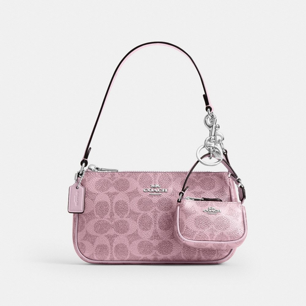 Coach Outlet Boxed Nolita 19 And Nolita Bag Charm Set In Signature Canvas - Preorder