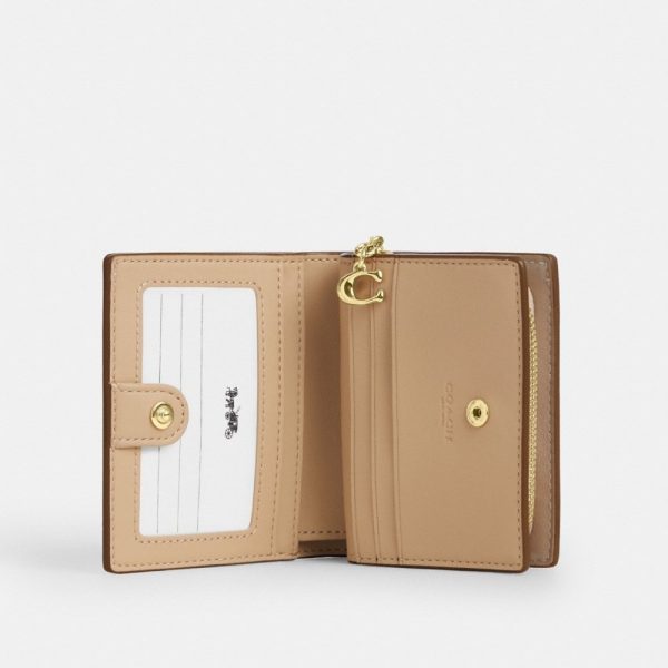 Coach Outlet Boxed Snap Wallet And Picture Frame Charm In Signature Canvas - Preorder