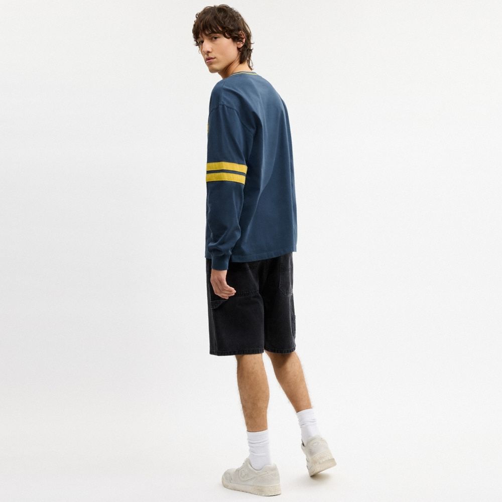 Coach Rexy Mascot Classic Long Sleeve T-Shirt In Organic Cotton - Preorder