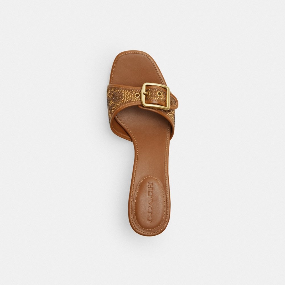 Coach Margot Sandal With Crystal Signature - Preorder