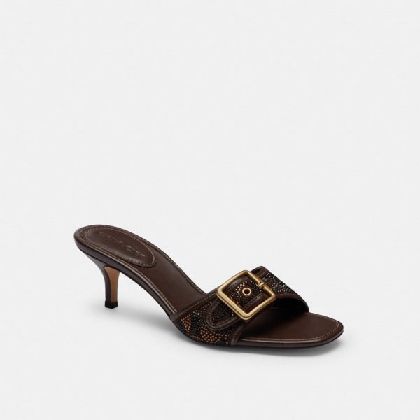 Coach Margot Sandal With Crystal Signature - Preorder