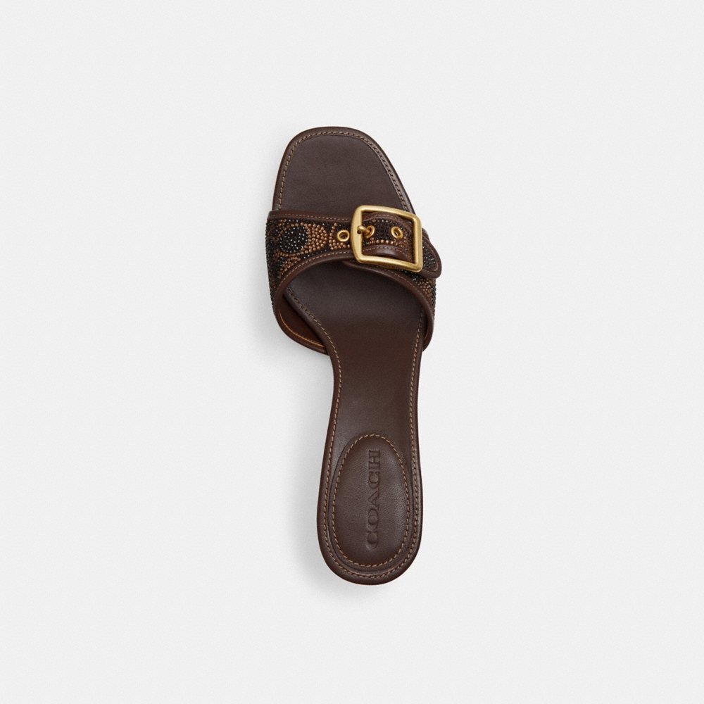 Coach Margot Sandal With Crystal Signature - Preorder