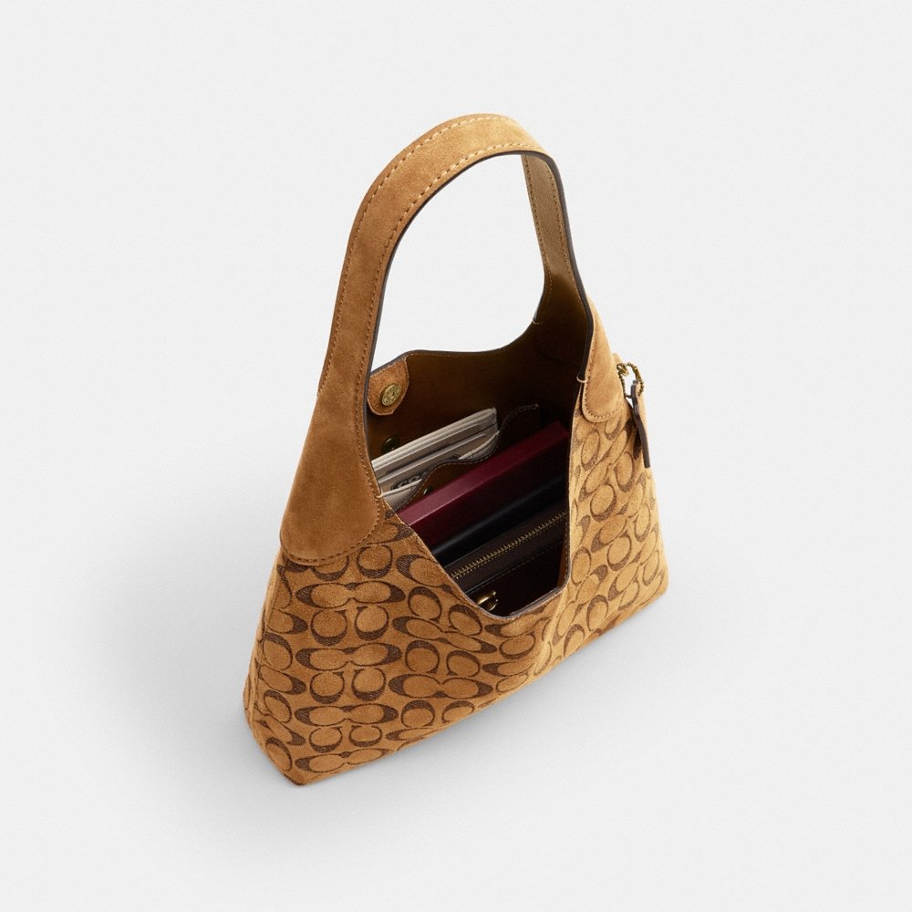 Coach Outlet Brooklyn Shoulder Bag 28 In Signature Suede - Preorder