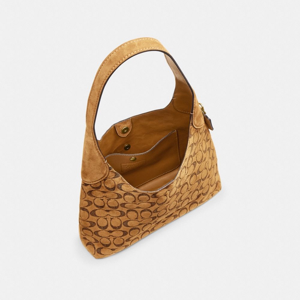 Coach Outlet Brooklyn Shoulder Bag 28 In Signature Suede - Preorder