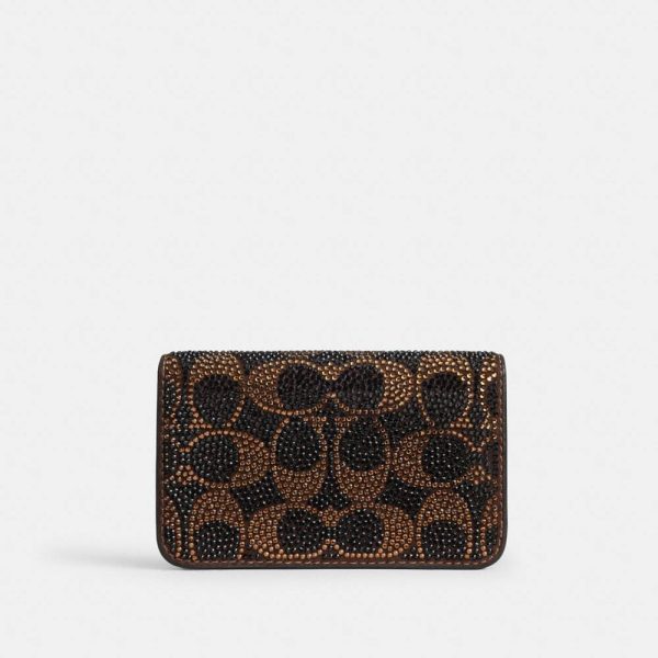 Coach Outlet Essential Slim Card Case With Crystal Signature - Preorder