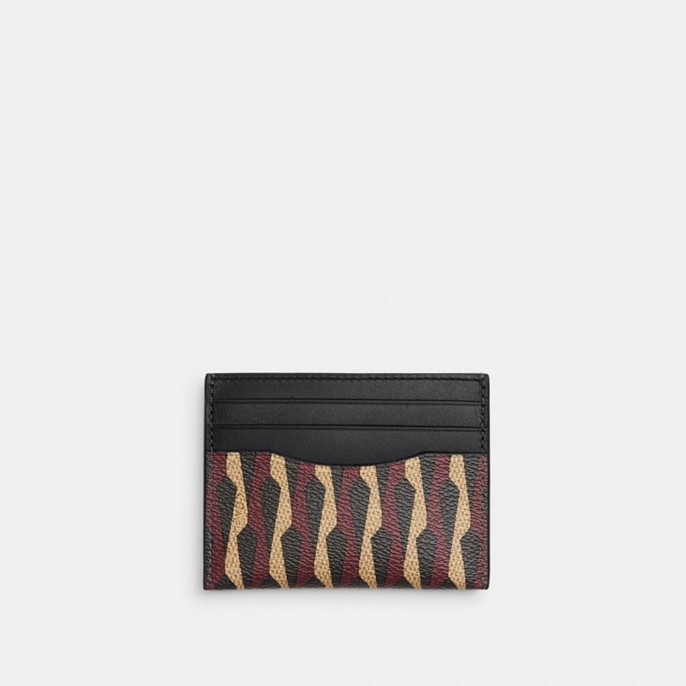 Coach Outlet Slim ID Card Case With Geometric Print - Preorder