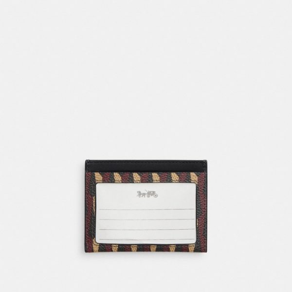 Coach Outlet Slim ID Card Case With Geometric Print - Preorder