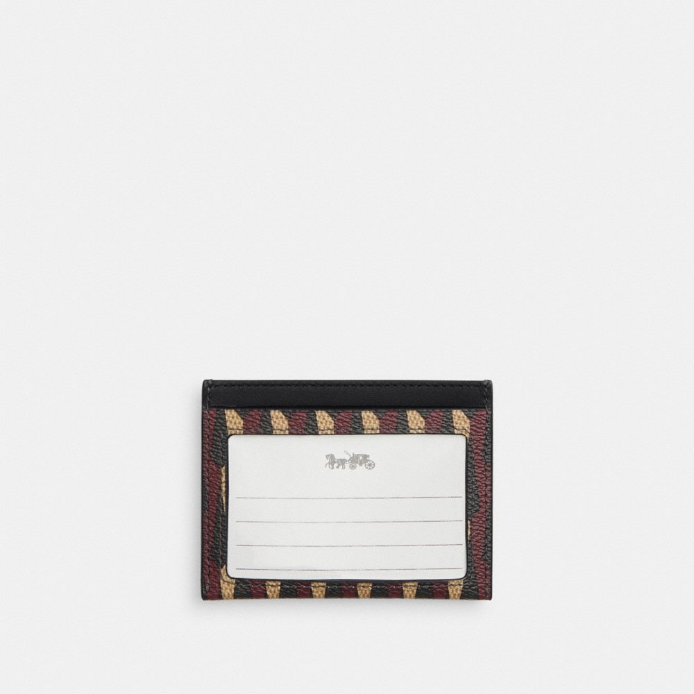 Coach Outlet Slim ID Card Case With Geometric Print - Preorder