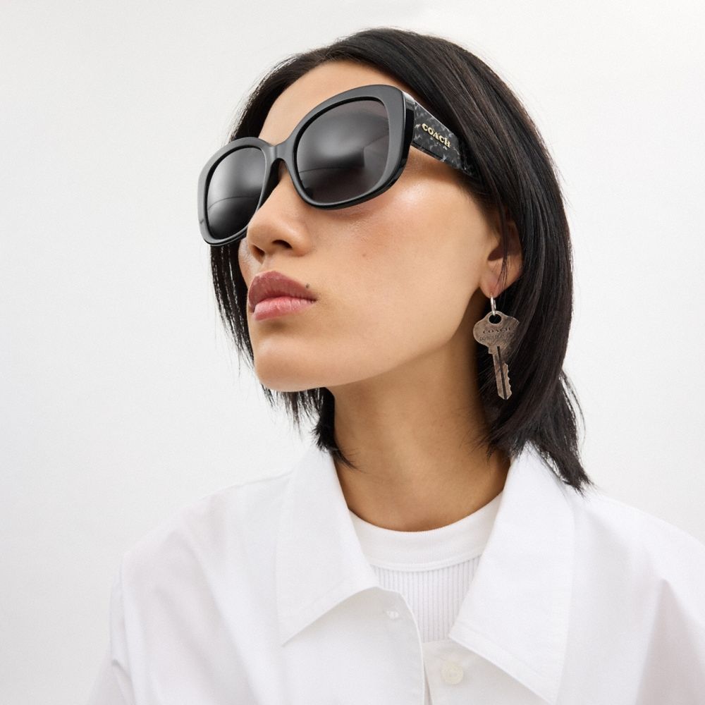 Coach Signature Oversized Square Sunglasses - Preorder