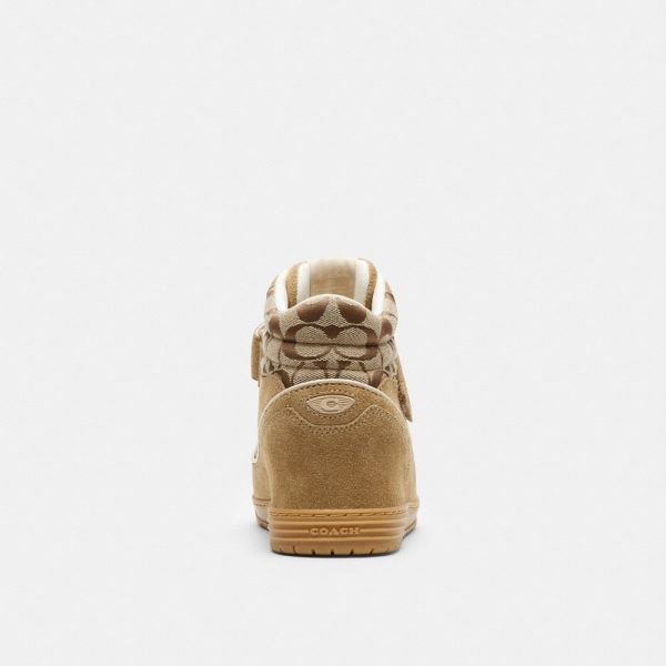 Coach Soho Wedge Heel Sneaker In Signature Canvas - Preorder