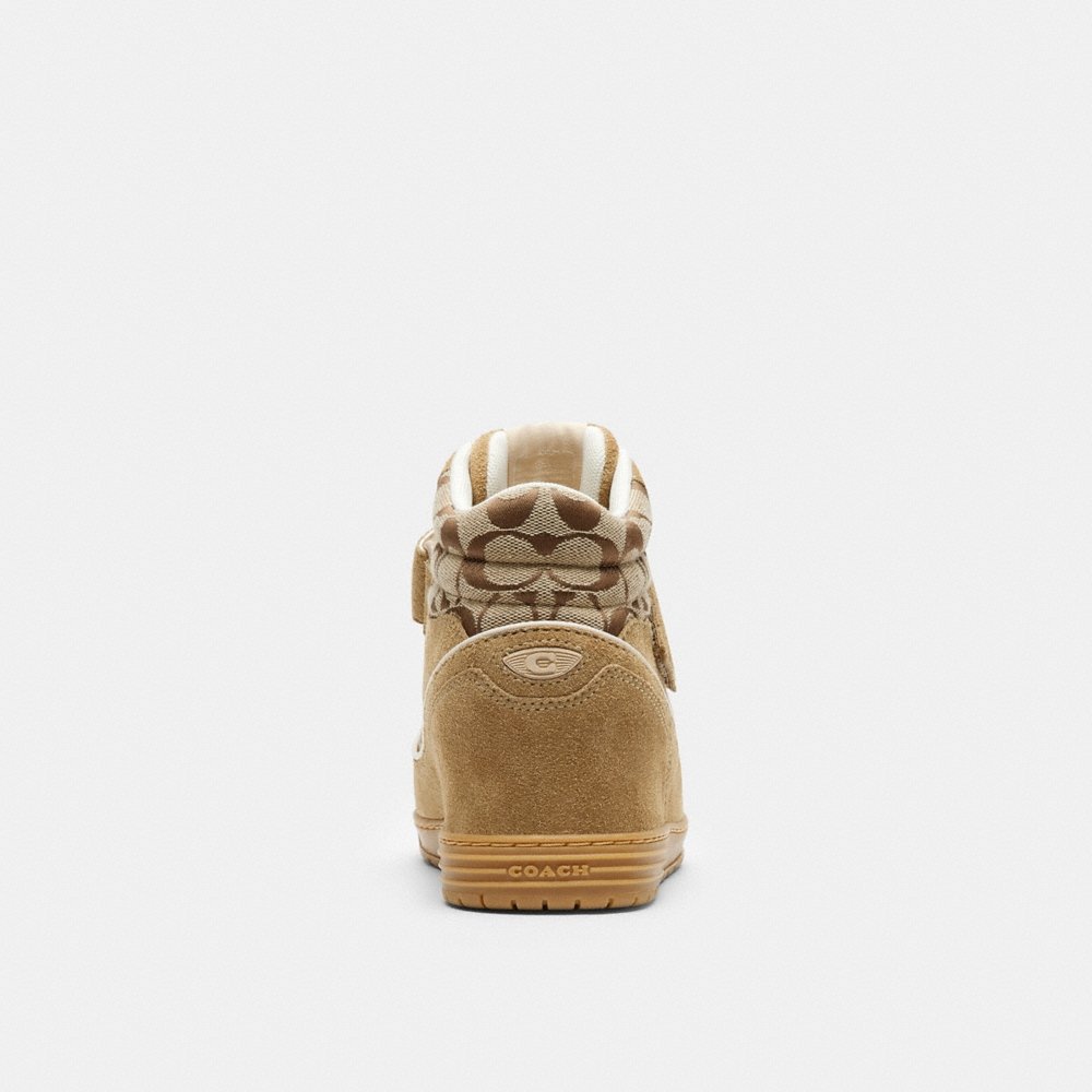 Coach Soho Wedge Heel Sneaker In Signature Canvas - Preorder