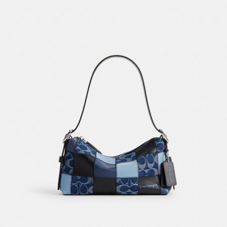 Coach Outlet Alter/Ego Small Slouchy Shoulder Bag - Preorder — Indigo/Black