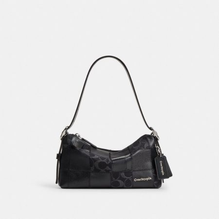 Coach Outlet Alter/Ego Small Slouchy Shoulder Bag - Preorder — Black/Black