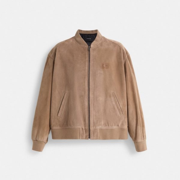 Coach Outlet Restored Lightweight Suede Jacket - Preorder