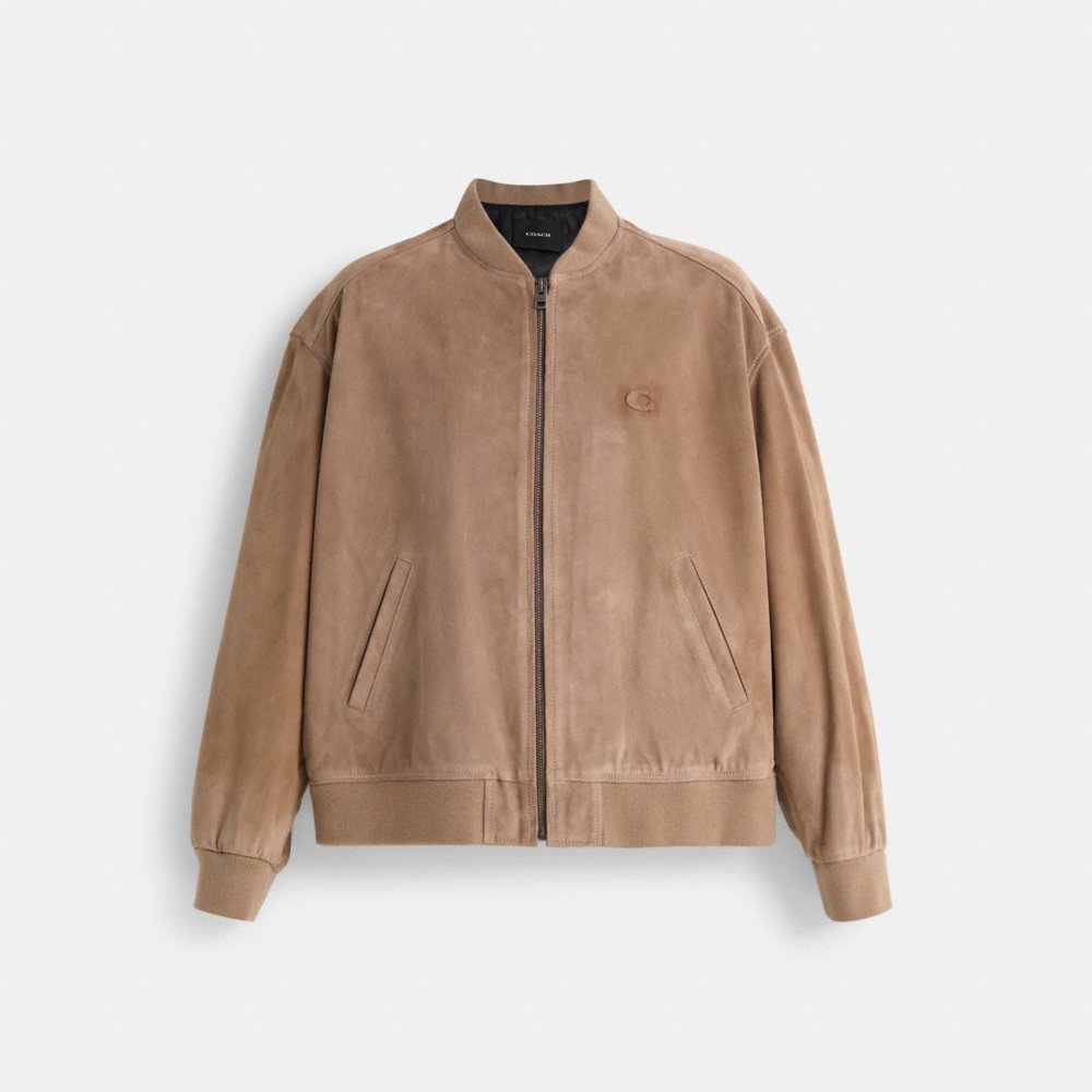 Coach Outlet Restored Lightweight Suede Jacket - Preorder