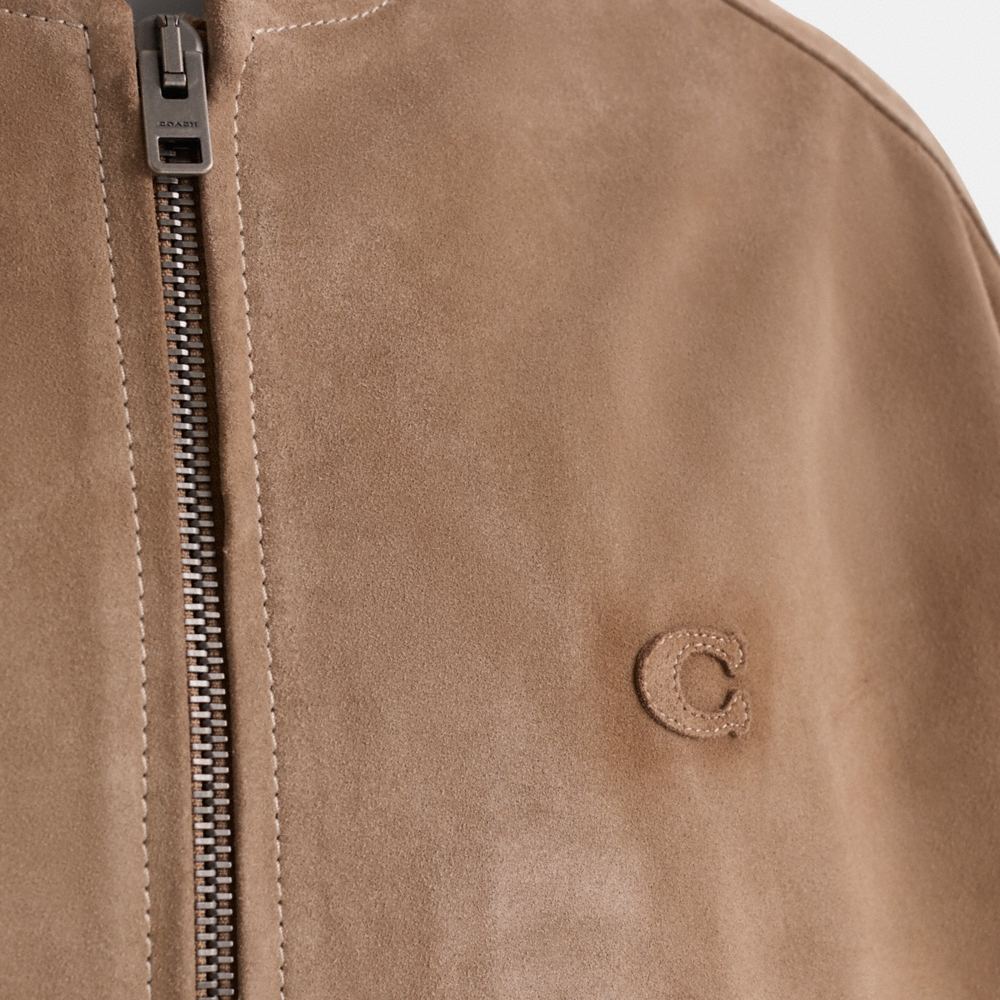 Coach Outlet Restored Lightweight Suede Jacket - Preorder