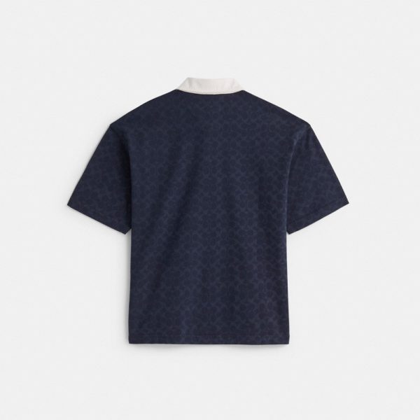 Coach Outlet Restored Signature Relaxed Rugby Polo - Preorder