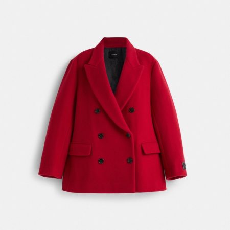 Coach Outlet Restored Short Coat - Preorder — Red