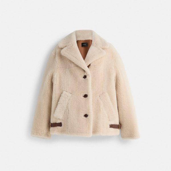 Coach Outlet Restored Shearling Cardi Coat - Preorder