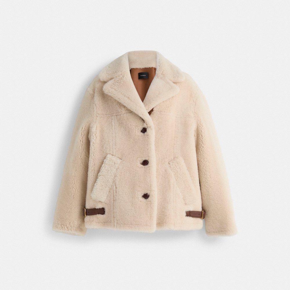 Coach Outlet Restored Shearling Cardi Coat - Preorder