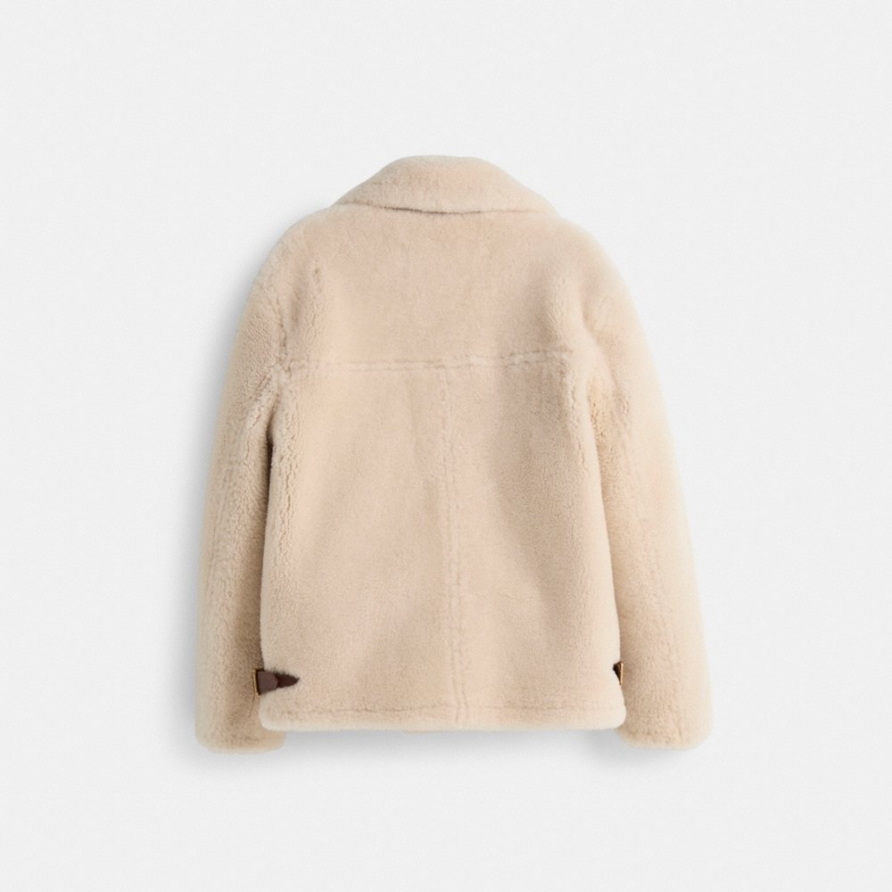 Coach Outlet Restored Shearling Cardi Coat - Preorder - Image 2