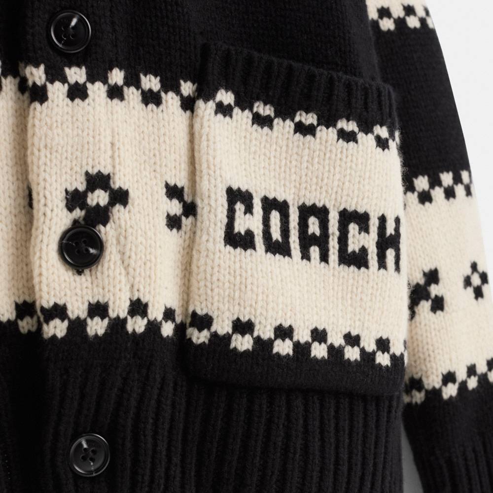 Coach Outlet Restored Shawl Collar Cardigan - Preorder